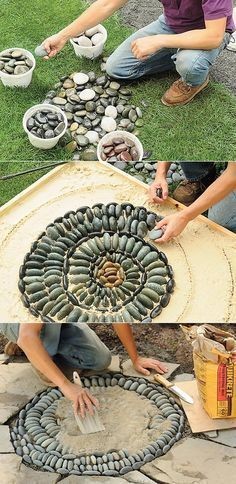 100 incroyables idées de chemins de jardin en pierres 41