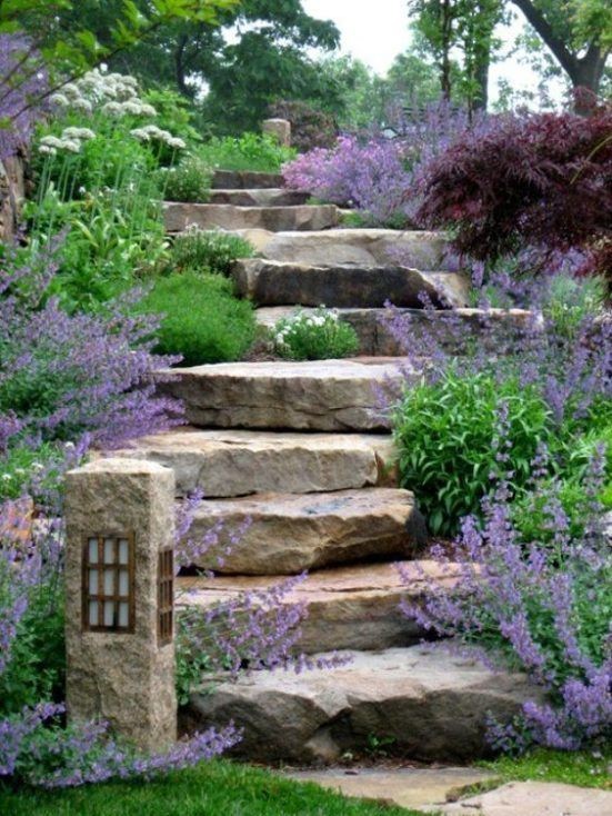 100 incroyables idées de chemins de jardin en pierres 45