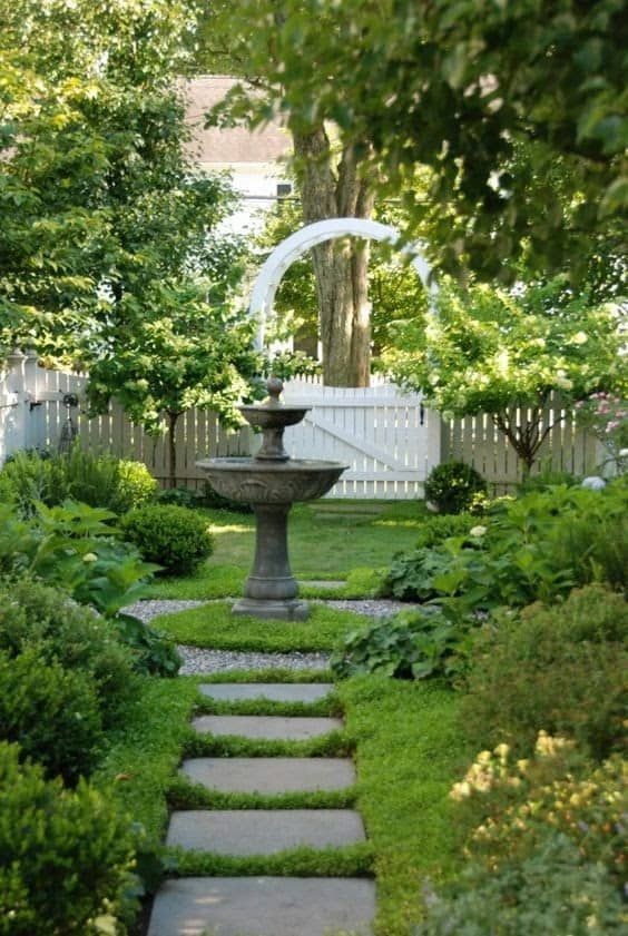 100 incroyables idées de chemins de jardin en pierres 46