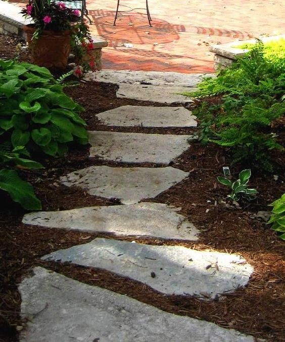100 incroyables idées de chemins de jardin en pierres 50
