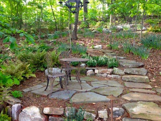 100 incroyables idées de chemins de jardin en pierres 52