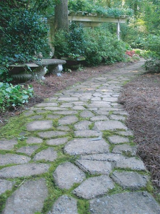 100 incroyables idées de chemins de jardin en pierres 63