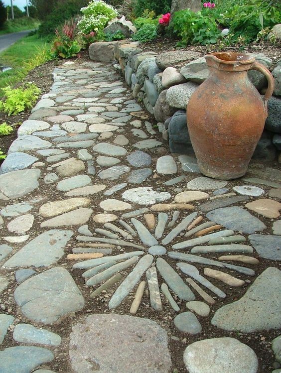 100 incroyables idées de chemins de jardin en pierres 68