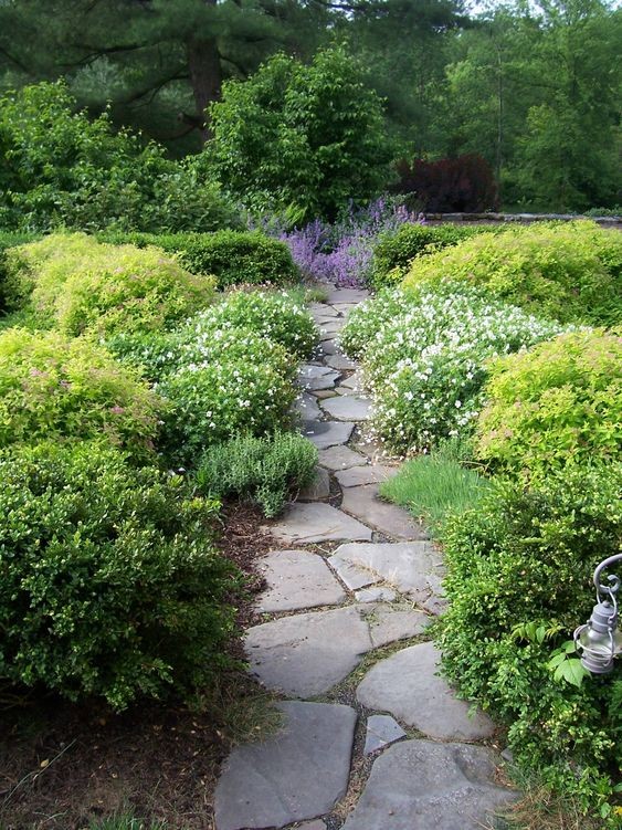 100 incroyables idées de chemins de jardin en pierres 73