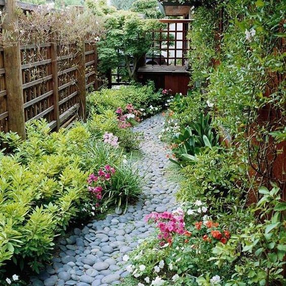 100 incroyables idées de chemins de jardin en pierres 74
