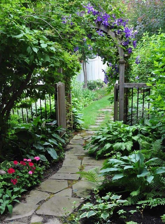 100 incroyables idées de chemins de jardin en pierres 75