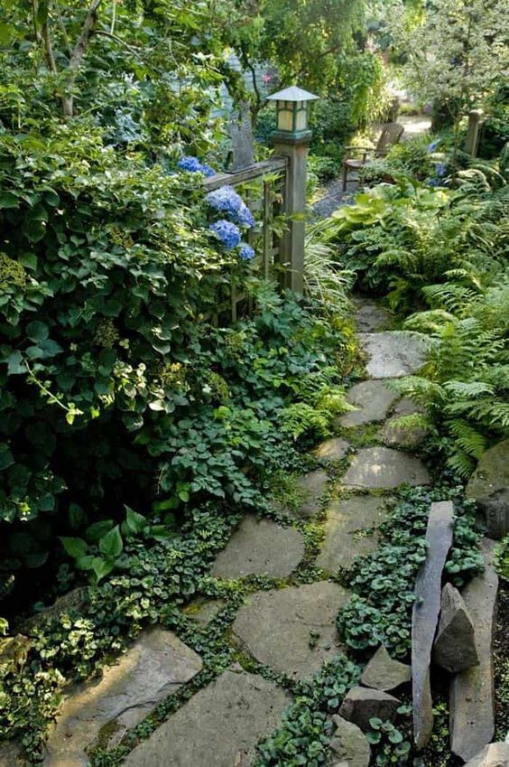 100 incroyables idées de chemins de jardin en pierres 77