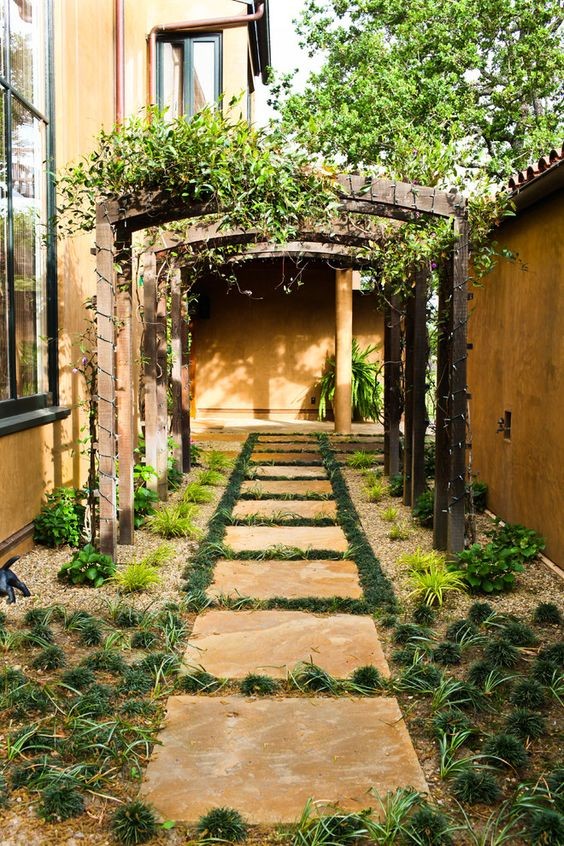 100 incroyables idées de chemins de jardin en pierres 78