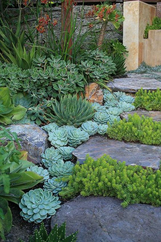 100 incroyables idées de chemins de jardin en pierres 87