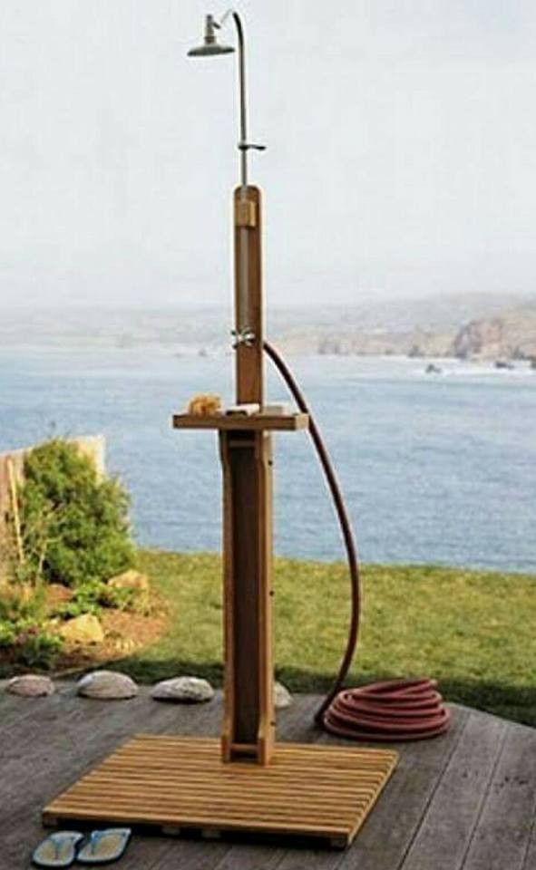 13 idées de douches de jardin à faire soi-même 7
