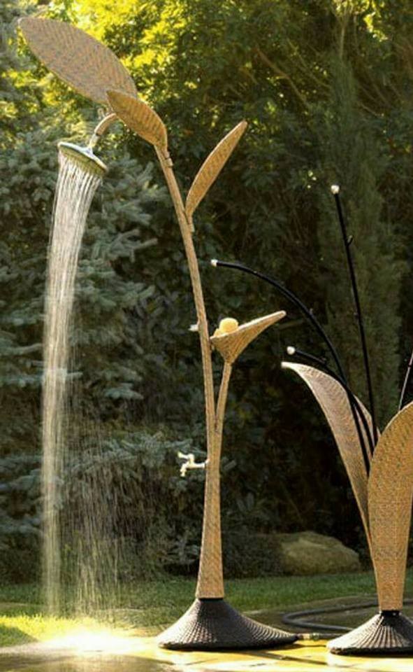 13 idées de douches de jardin à faire soi-même 8