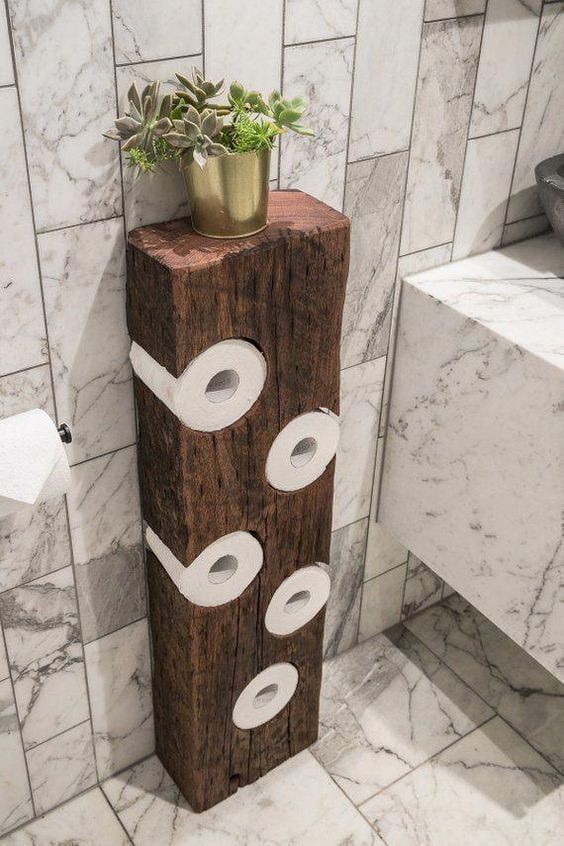 10 idées géniales pour ranger le papier toilette 4