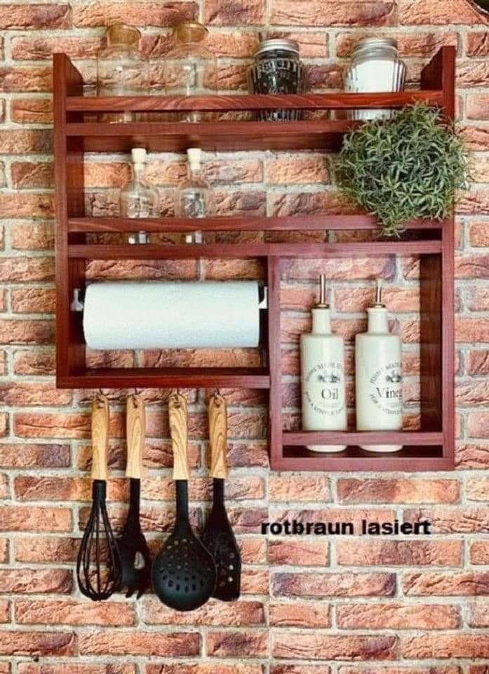 14 idées d'étagères de cuisine en bois à faire soi-même 7 14 idées d'étagères de cuisine en bois à faire soi-même 7