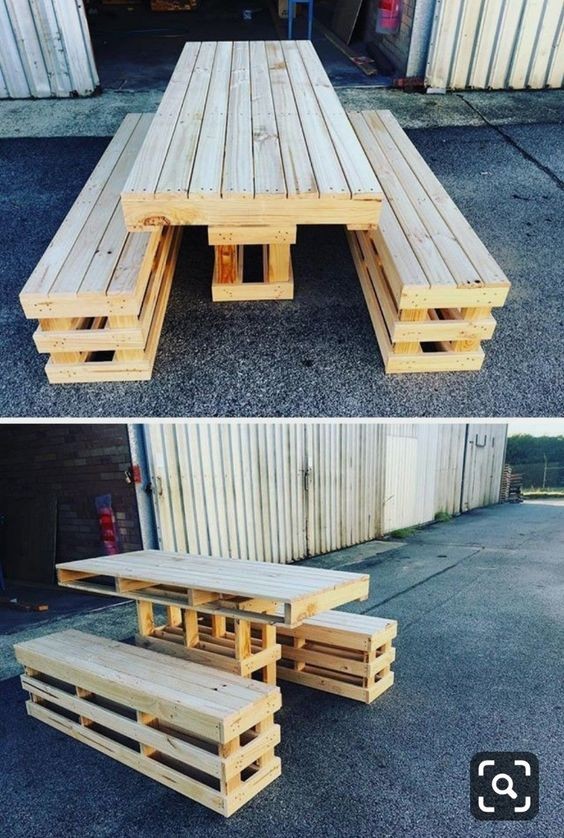 13 idées de tables de jardin en palettes 12 13 idées de tables de jardin en palettes 12