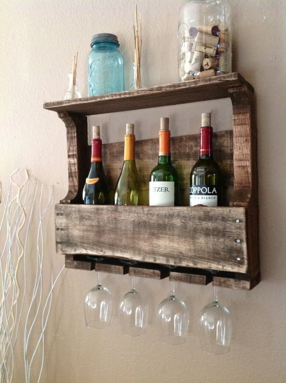 17 idées pour faire un minibar mural avec du bois 15 17 idées pour faire un minibar mural avec du bois 15