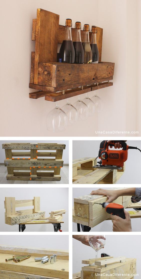 17 idées pour faire un minibar mural avec du bois 16 17 idées pour faire un minibar mural avec du bois 16