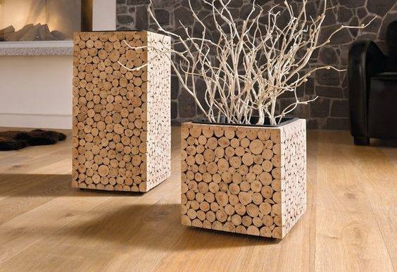 20 décorations à faire avec de petits disques de bois 17