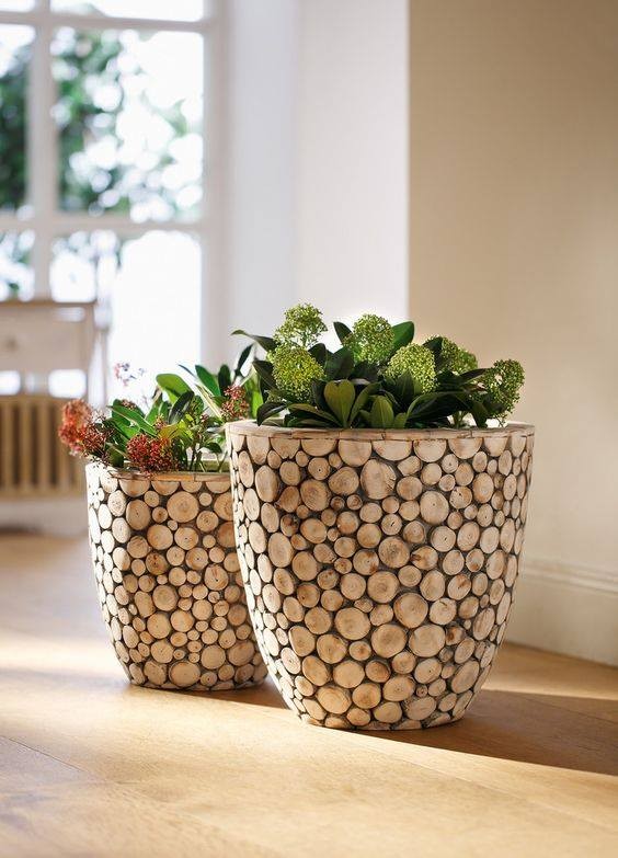 20 décorations à faire avec de petits disques de bois 19