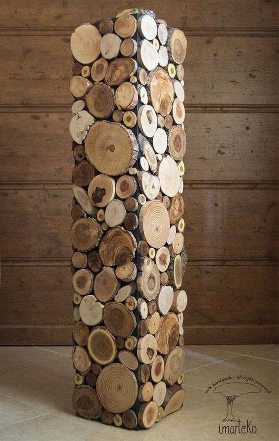 20 décorations à faire avec de petits disques de bois 5