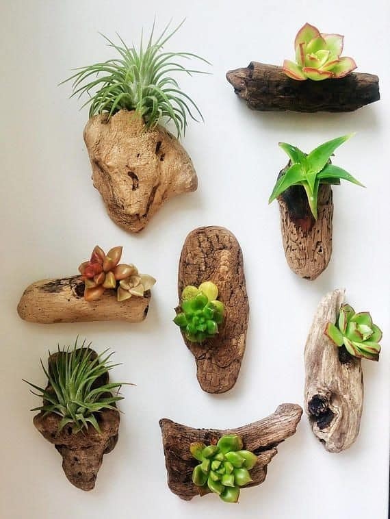 17 idées décoratives pour votre maison en utilisant des bûches de bois 7