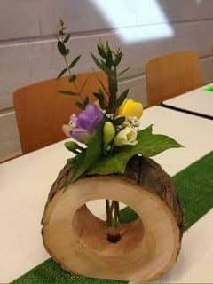 17 idées décoratives pour votre maison en utilisant des bûches de bois 11