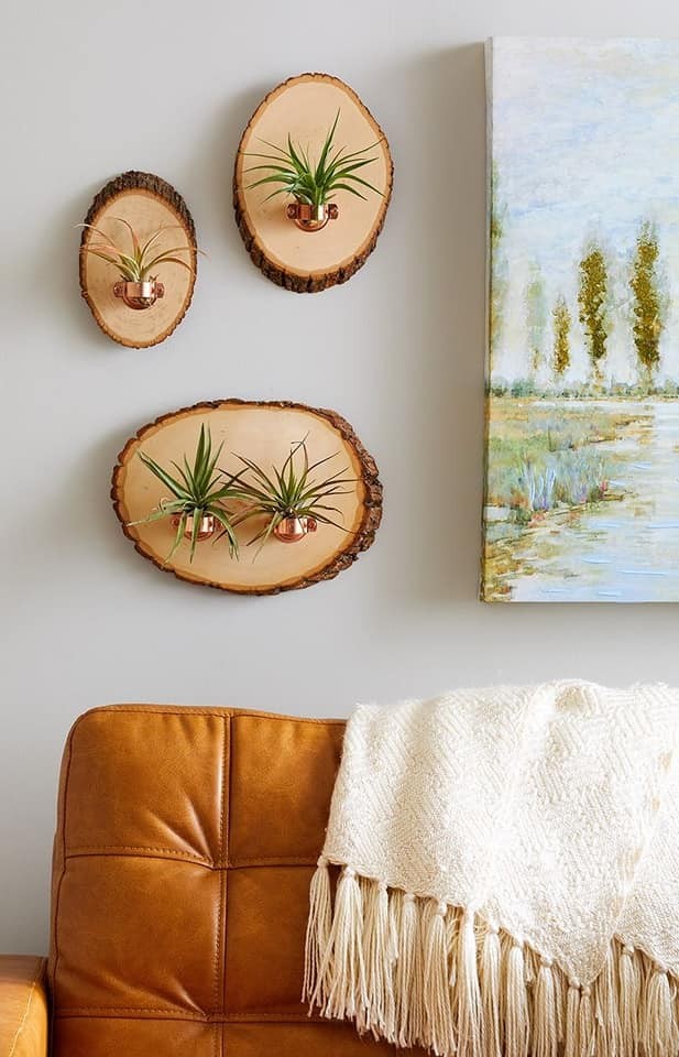 17 idées décoratives pour votre maison en utilisant des bûches de bois 14