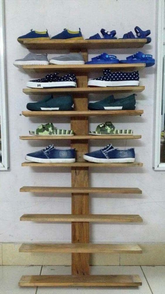 21 idées de rangements à chaussures en bois à fabriquer soi-même 19 21 idées de rangements à chaussures en bois à fabriquer soi-même 19
