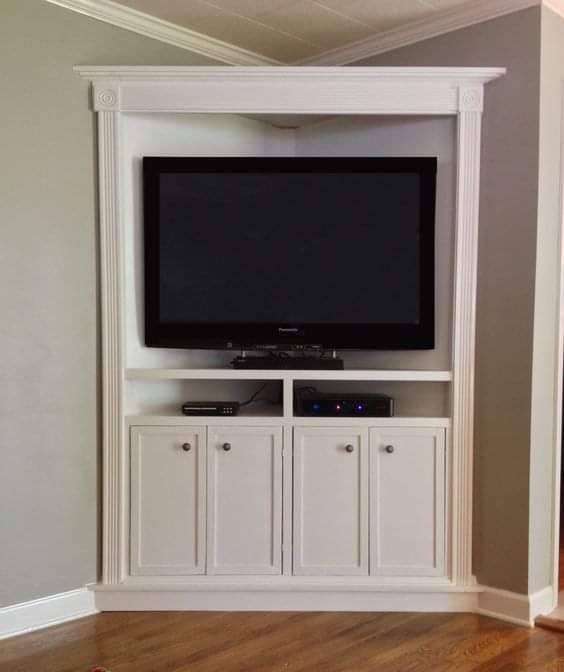 21 idées pour la création d'un meuble tv d'angle en bois 14 21 idées pour la création d'un meuble tv d'angle en bois 14