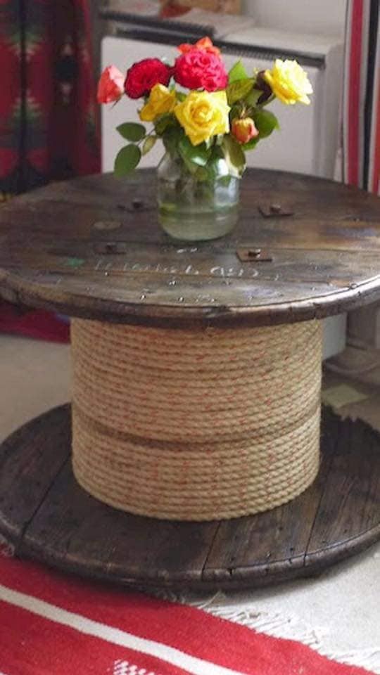 21 superbes idées pour recycler des bobines en bois 14