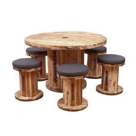21 superbes idées pour recycler des bobines en bois 18