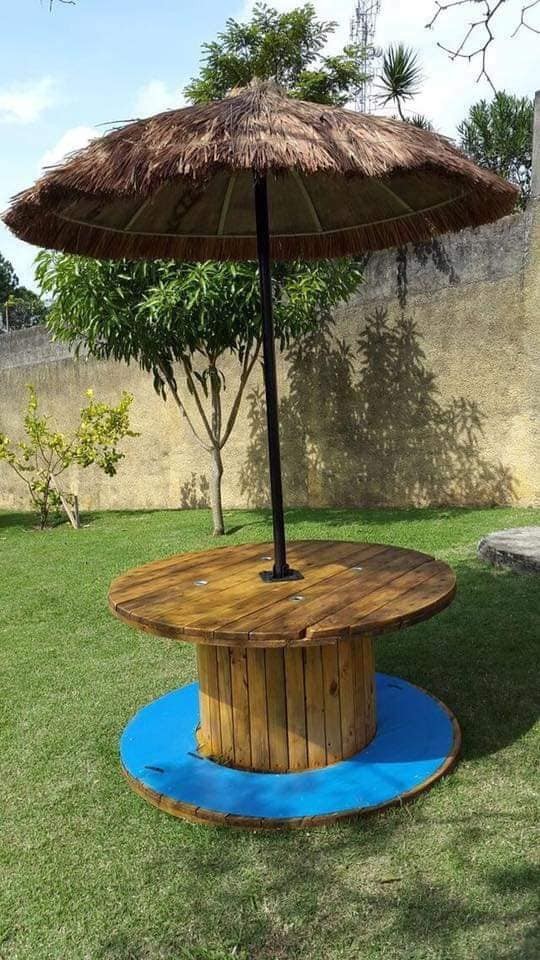 21 superbes idées pour recycler des bobines en bois 1 21 superbes idées pour recycler des bobines en bois 1