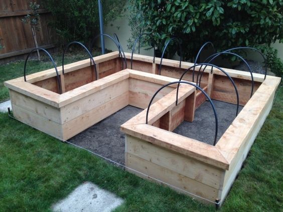 21 idées de carrés potager à faire soi-même avec du bois 7 21 idées de carrés potager à faire soi-même avec du bois 7