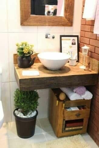 47 idées de rangements pour optimiser l'espace de la salle de bain 39