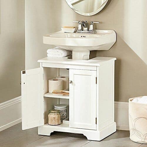 47 idées de rangements pour optimiser l'espace de la salle de bain 33