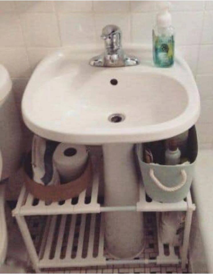 47 idées de rangements pour optimiser l'espace de la salle de bain 30