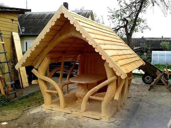 27 idées de gazebos & kiosques de jardin en bois 12 27 idées de gazebos & kiosques de jardin en bois 12