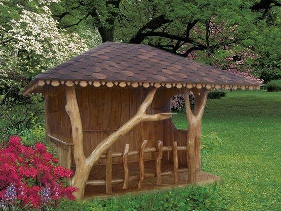 27 idées de gazebos & kiosques de jardin en bois 19 27 idées de gazebos & kiosques de jardin en bois 19