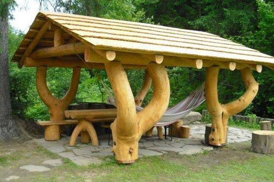 27 idées de gazebos & kiosques de jardin en bois 8 27 idées de gazebos & kiosques de jardin en bois 8