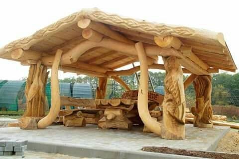 27 idées de gazebos & kiosques de jardin en bois 9 27 idées de gazebos & kiosques de jardin en bois 9