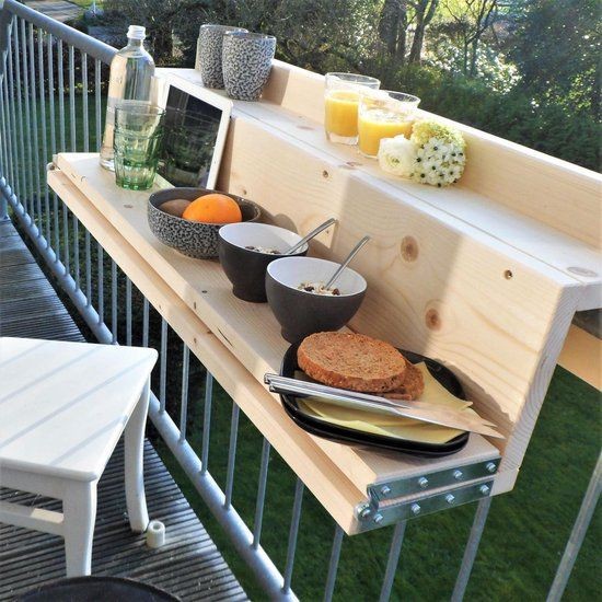 28 idées de tables pour balcon pour bien recevoir vos amis 6
