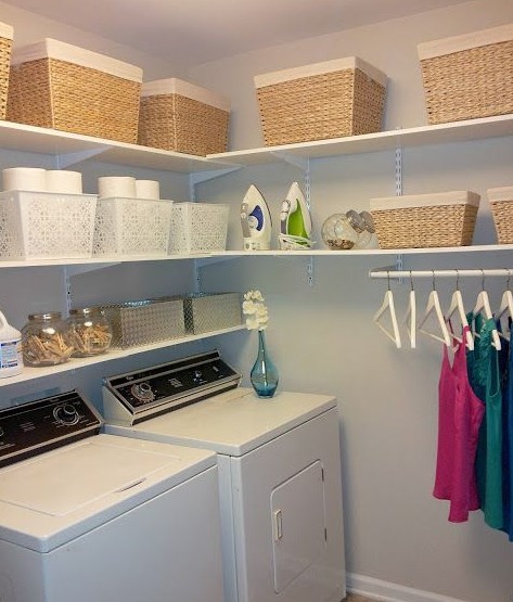 32 moyens faciles d'organiser votre salle de lavage 12