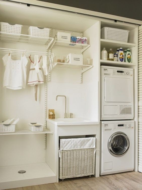 32 moyens faciles d'organiser votre salle de lavage 13