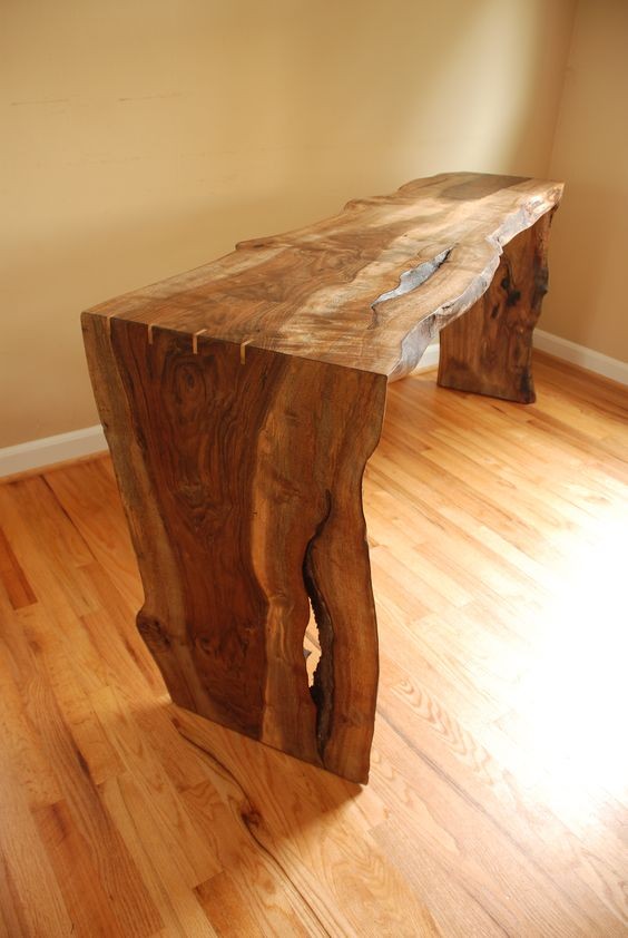 33 idées de bancs, tables & chaises en bois brut 6 33 idées de bancs, tables & chaises en bois brut 6