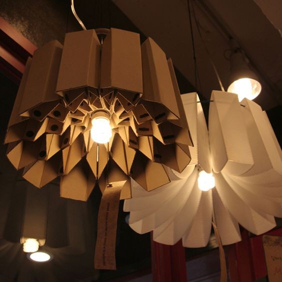 29 idées de luminaires à fabriquer vous-même avec du carton 22 29 idées de luminaires à fabriquer vous-même avec du carton 22