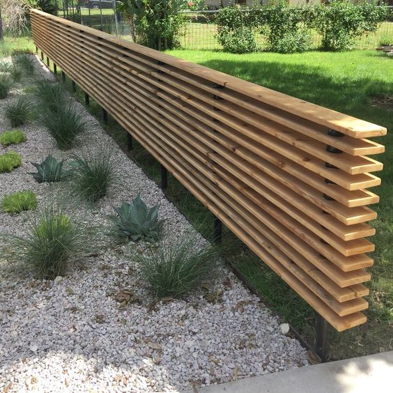 34 top idées de clôtures de jardin pour préserver votre intimité ou délimiter votre périmètre 7
