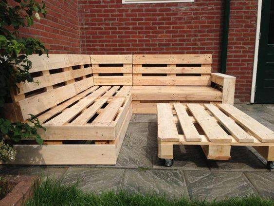 38 meubles de jardin en bois à faire soi-même à partir de palettes 17