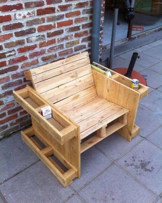 38 meubles de jardin en bois à faire soi-même à partir de palettes 10