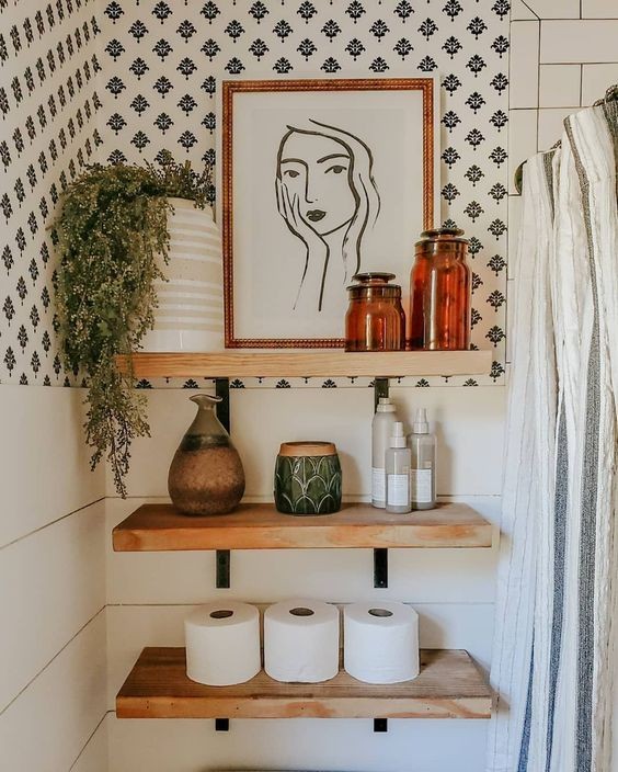 47 idées de rangements pour optimiser l'espace de la salle de bain 8