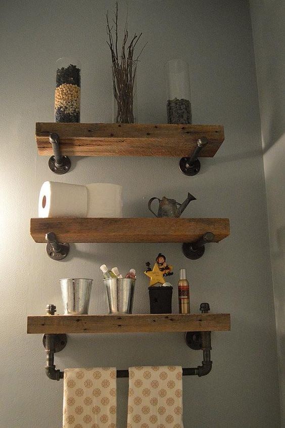 47 idées de rangements pour optimiser l'espace de la salle de bain 22