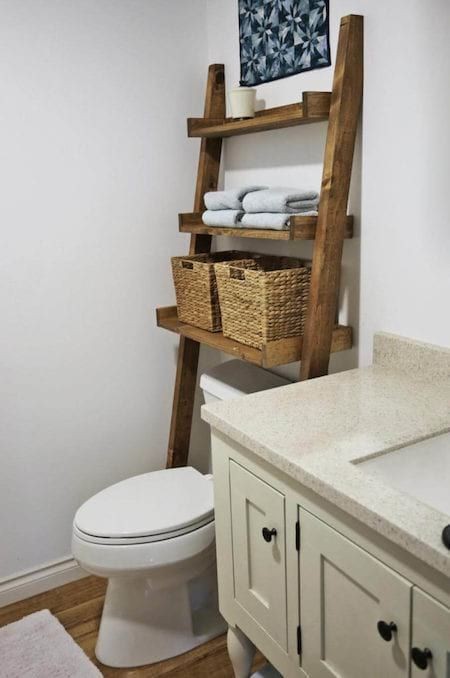 47 idées de rangements pour optimiser l'espace de la salle de bain 13